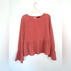 ASOS peplum top size 10